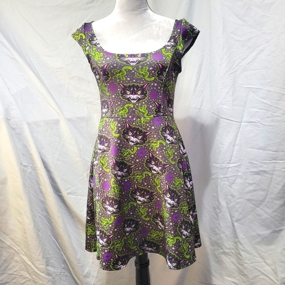 Kreepsville 666 Dresses & Skirts - Kreepsville 666 Kattitude Marilyn Spooky Cat Retro Halloween Dress